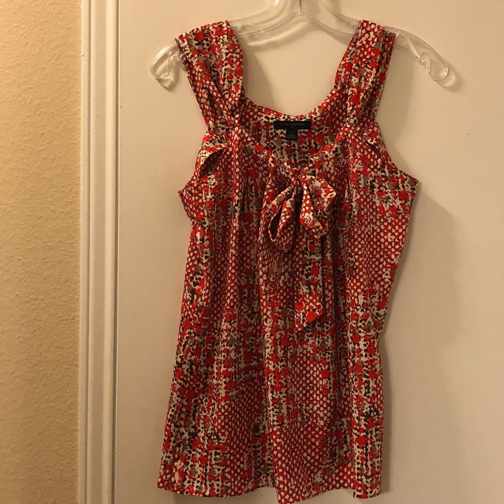 Banana Republic Tie Front Sleeveless Blouse